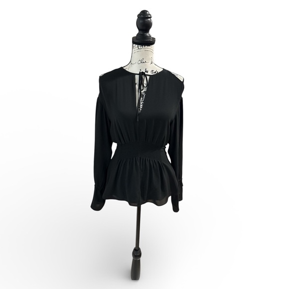 All Saints Tops - All Saints Women’s Smocked waist top Black Size XS